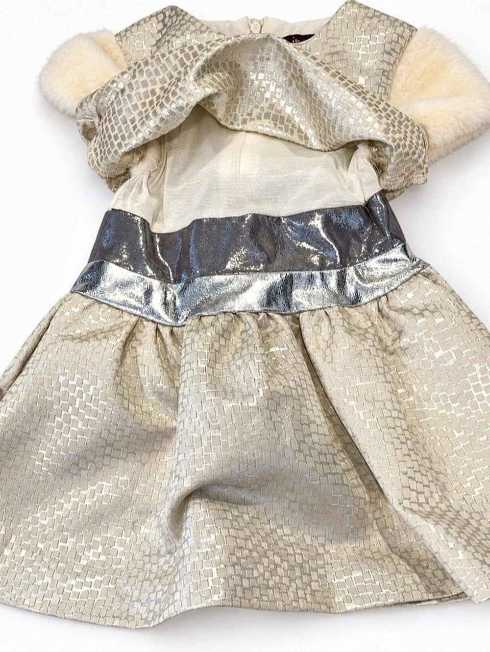Imoga Girls Formal Metallic Dress - Picture 5 of 8